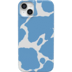 Current MOOd | Light Blue Cow Print Case