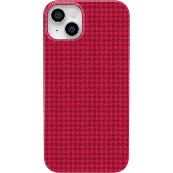 Best Dressed | Red Houndstooth Case
