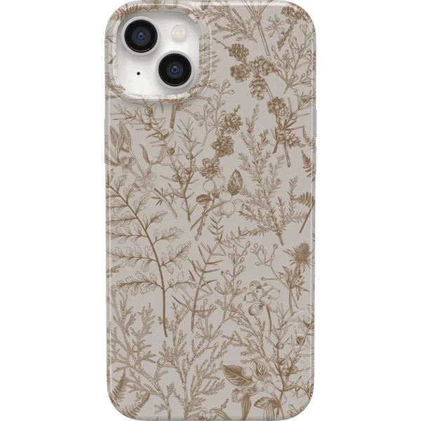 Beige Garden | Neutral Floral Case