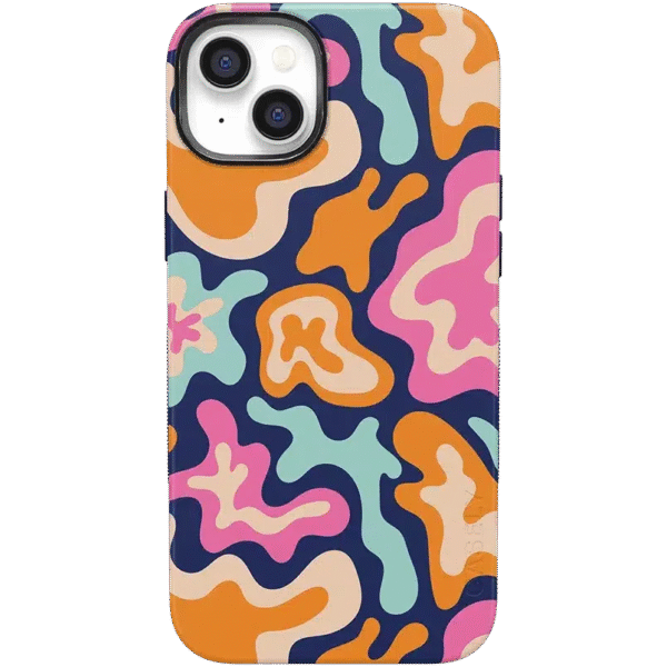 Midnight Color Splash | Abstract Retro Case