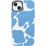 Current MOOd | Light Blue Cow Print Case