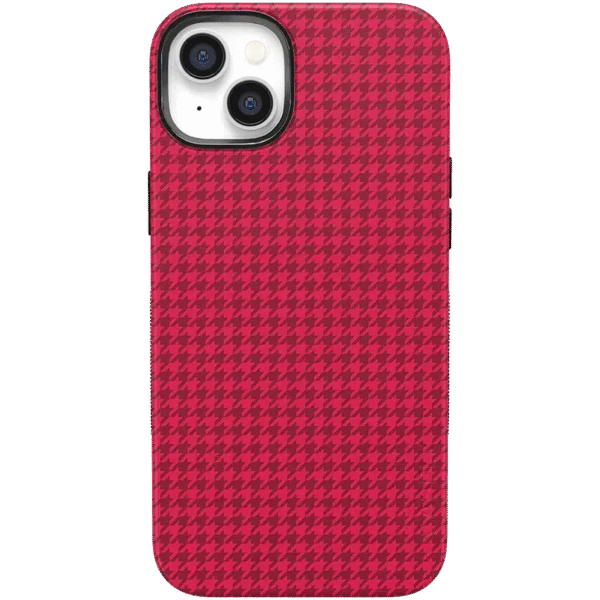 Best Dressed | Red Houndstooth Case