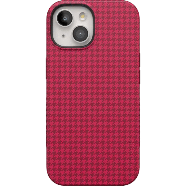 Best Dressed | Red Houndstooth Case