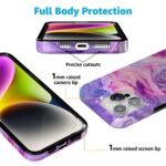 Tie Dying Over You | Purple Marble iPhone Case