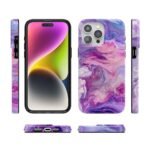 Tie Dying Over You | Purple Marble iPhone Case