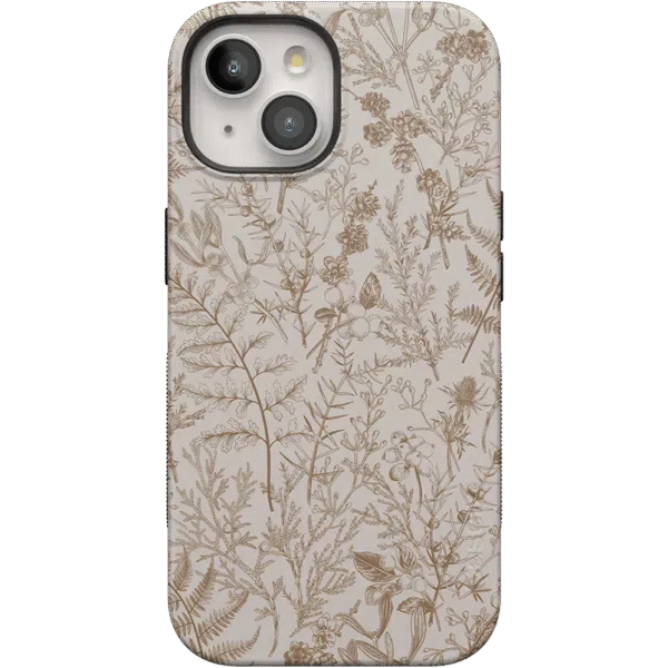 Beige Garden | Neutral Floral Case
