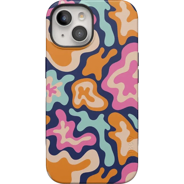 Midnight Color Splash | Abstract Retro Case