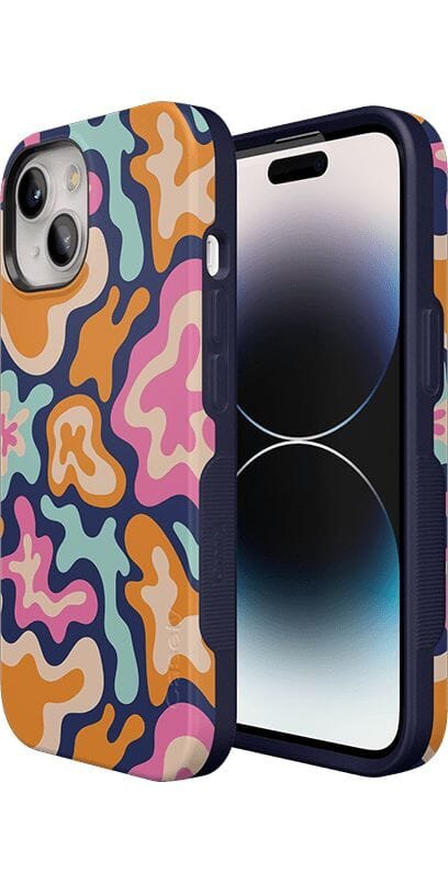 Midnight Color Splash | Abstract Retro Case