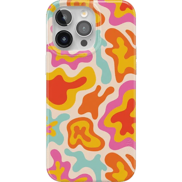 Tropical Color Splash | Abstract Retro Case