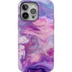 Tie Dying Over You | Purple Marble iPhone Case