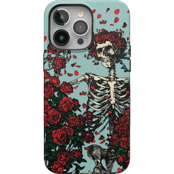 Forever Grateful | Grateful Dead Skeleton Floral Case