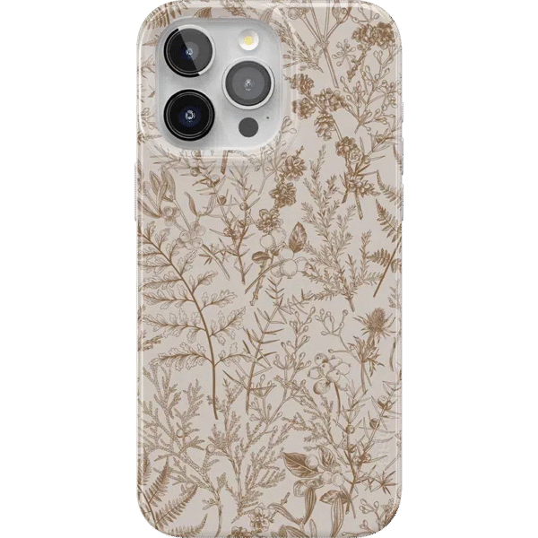 Beige Garden | Neutral Floral Case