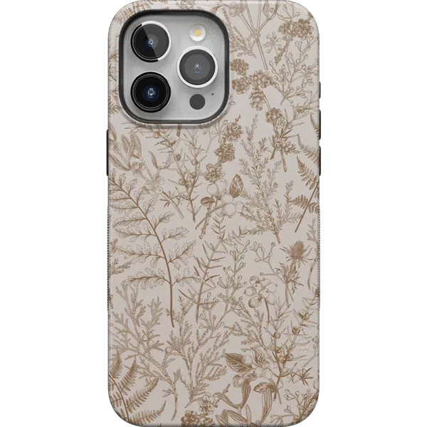 Beige Garden | Neutral Floral Case