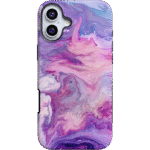 Tie Dying Over You | Purple Marble iPhone Case