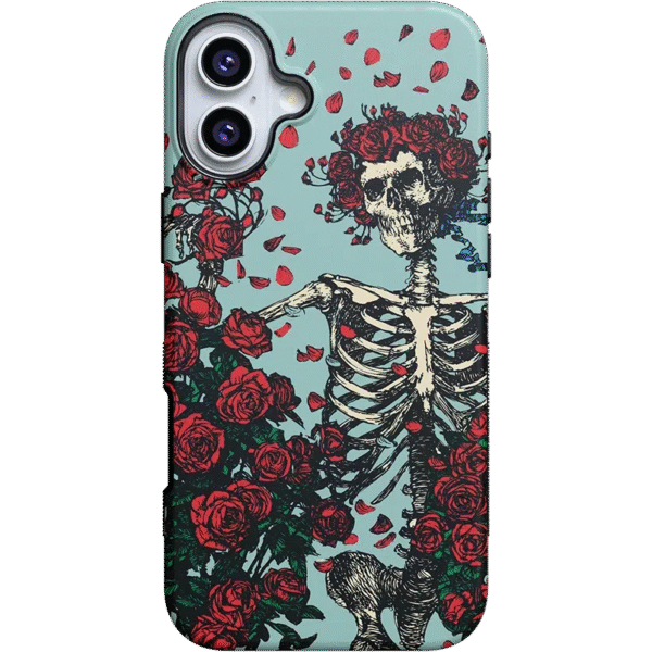 Forever Grateful | Grateful Dead Skeleton Floral Case