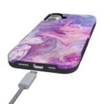Tie Dying Over You | Purple Marble iPhone Case