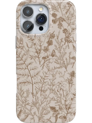 Beige Garden | Neutral Floral Case