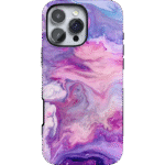 Tie Dying Over You | Purple Marble iPhone Case