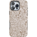 Beige Garden | Neutral Floral Case