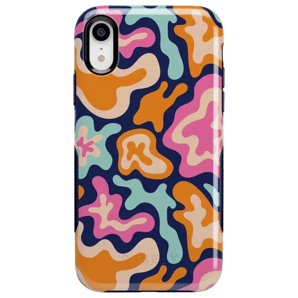 Midnight Color Splash | Abstract Retro Case