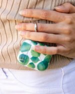 Leaf Me Alone | Green Floral Print AirPods Case
