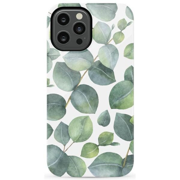 Leaf Me Alone | Green Floral Print Case