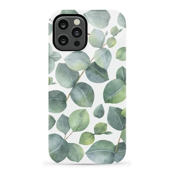 Leaf Me Alone | Green Floral Print Case