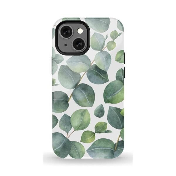 Leaf Me Alone | Green Floral Print Case