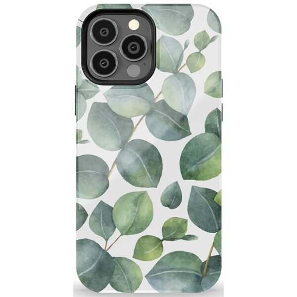 Leaf Me Alone | Green Floral Print Case