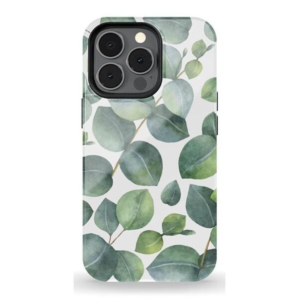 Leaf Me Alone | Green Floral Print Case