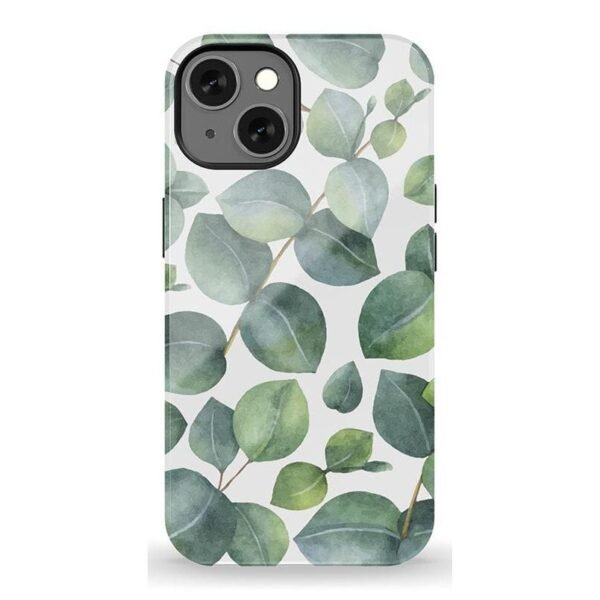 Leaf Me Alone | Green Floral Print Case
