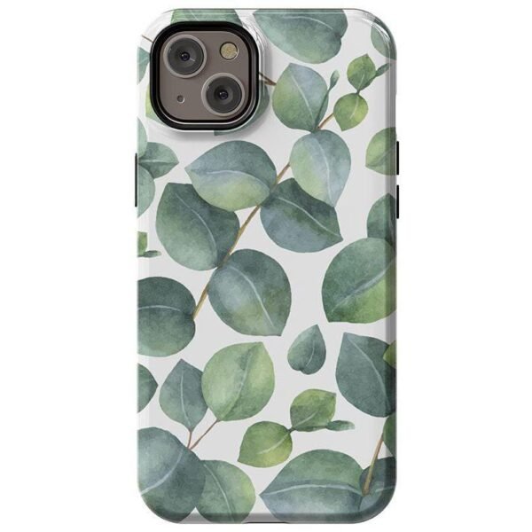 Leaf Me Alone | Green Floral Print Case