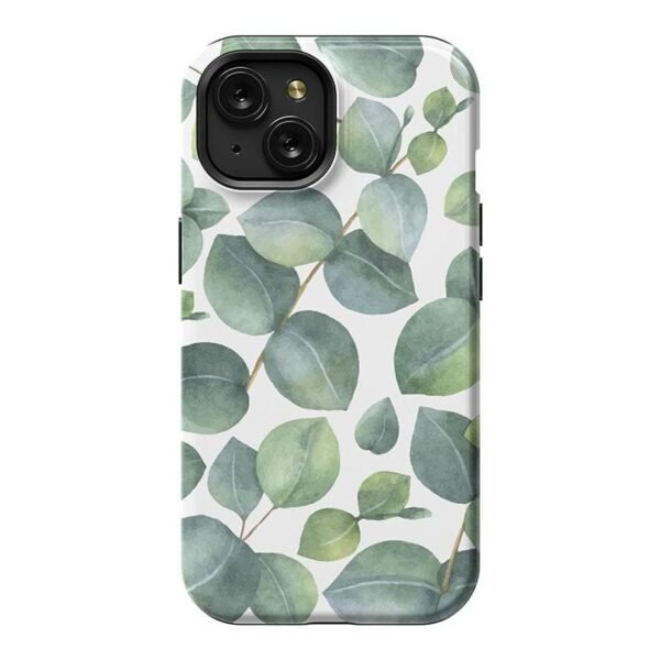 Leaf Me Alone | Green Floral Print Case