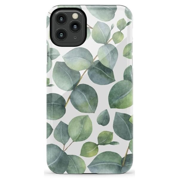 Leaf Me Alone | Green Floral Print Case