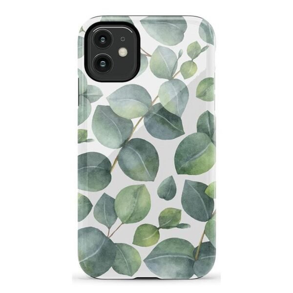 Leaf Me Alone | Green Floral Print Case