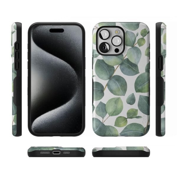 Leaf Me Alone | Green Floral Print Case