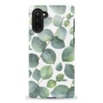 Leaf Me Alone | Green Floral Print Samsung Case
