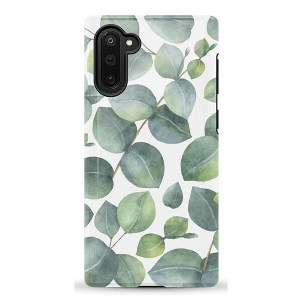 Leaf Me Alone | Green Floral Print Samsung Case