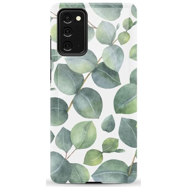 Leaf Me Alone | Green Floral Print Samsung Case