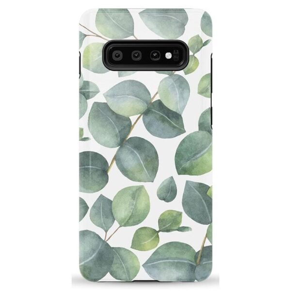 Leaf Me Alone | Green Floral Print Samsung Case