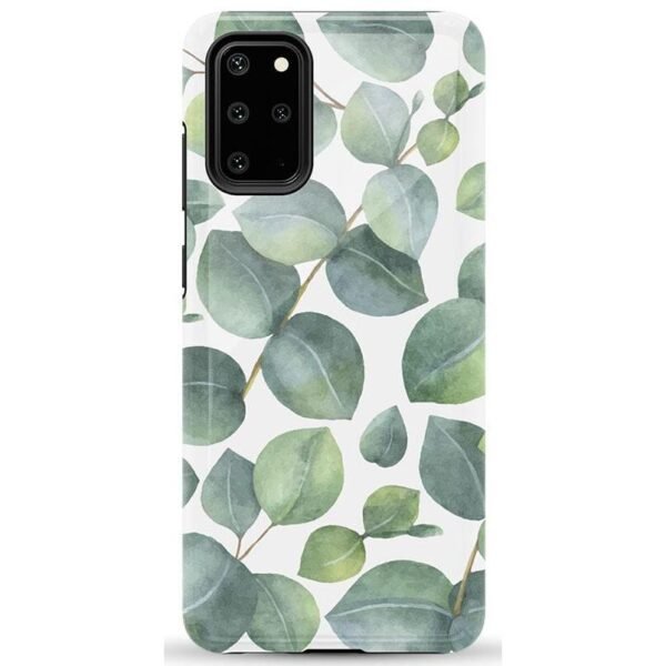 Leaf Me Alone | Green Floral Print Samsung Case