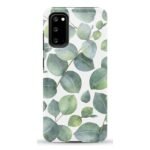 Leaf Me Alone | Green Floral Print Samsung Case