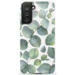 Leaf Me Alone | Green Floral Print Samsung Case