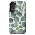 Leaf Me Alone | Green Floral Print Samsung Case