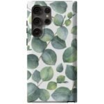Leaf Me Alone | Green Floral Print Samsung Case