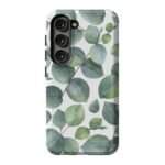 Leaf Me Alone | Green Floral Print Samsung Case