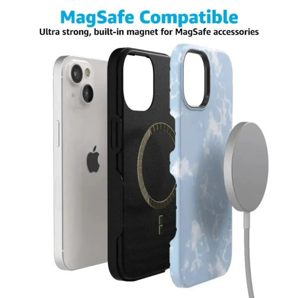 Light Blue Skies | Marble Clouds Case