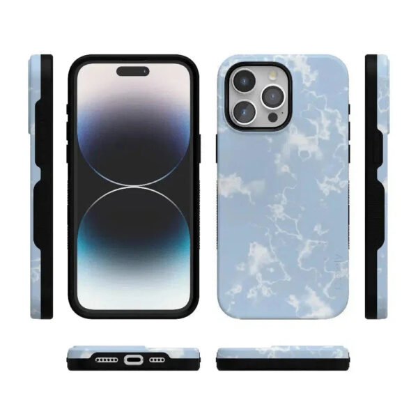 Light Blue Skies | Marble Clouds Case