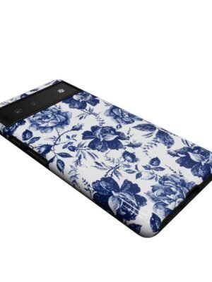 Rose-to-Fame-Blue-White-Rose-Floral-Google-Pixel-Case-sku-2