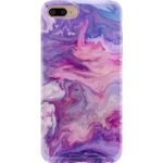 Tie Dying Over You | Purple Marble iPhone Case